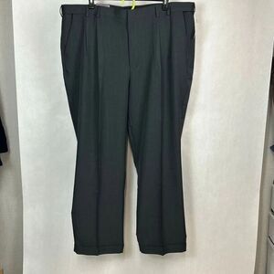 NEW Van Heusen Men’s Pants Slacks Gray Sz 46x32 Big & Tall Flex Waistband Premiu